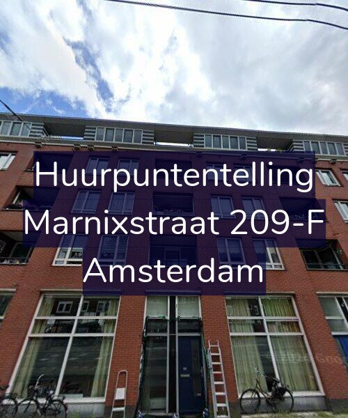 Foto gevel Huurpuntentelling voor Marnixstraat 209-F, Amsterdam