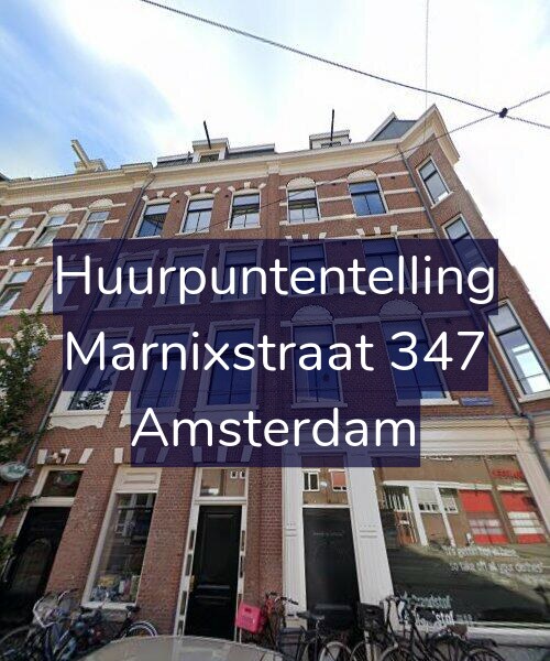 Foto gevel Huurpuntentelling voor Marnixstraat 347, Amsterdam