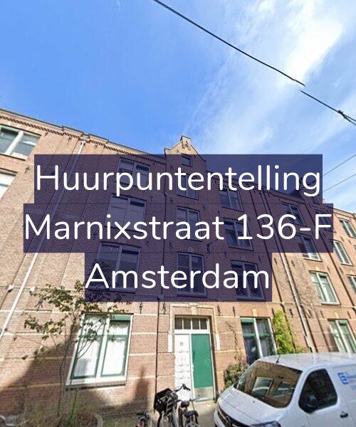 Foto gevel Huurpuntentelling voor Marnixstraat 136-F, Amsterdam