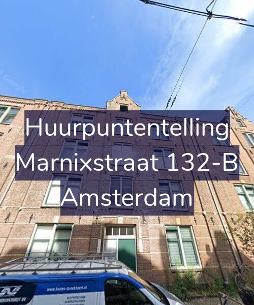 Foto gevel Huurpuntentelling voor Marnixstraat 132-B, Amsterdam