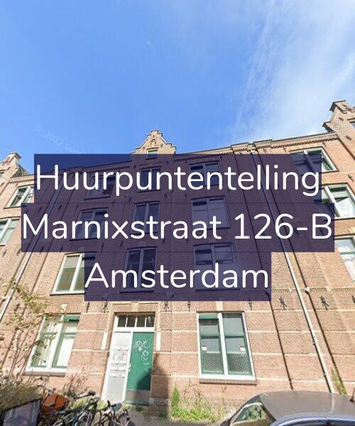 Foto gevel Huurpuntentelling voor Marnixstraat 126-B, Amsterdam
