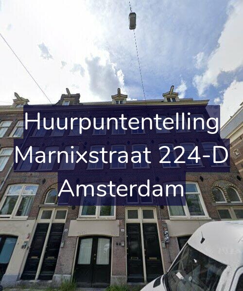 Foto gevel Huurpuntentelling voor Marnixstraat 224-D, Amsterdam