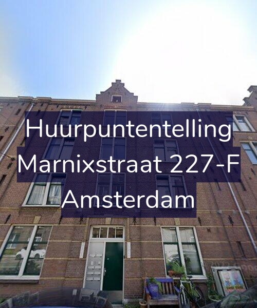 Foto gevel Huurpuntentelling voor Marnixstraat 227-F, Amsterdam