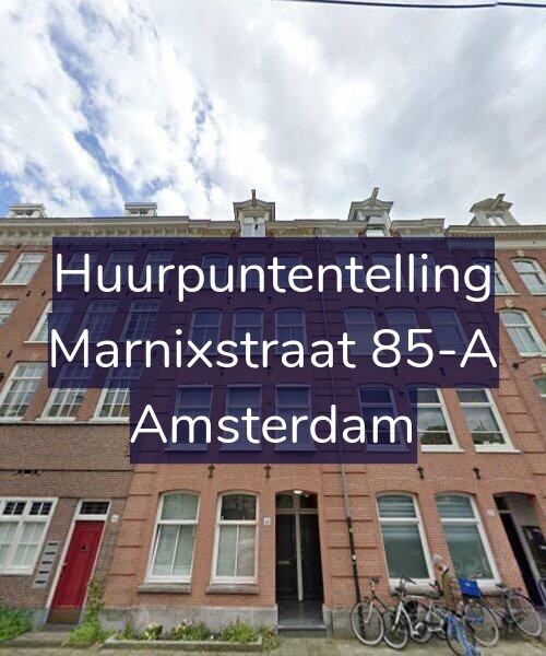 Foto gevel Huurpuntentelling voor Marnixstraat 85-A, Amsterdam