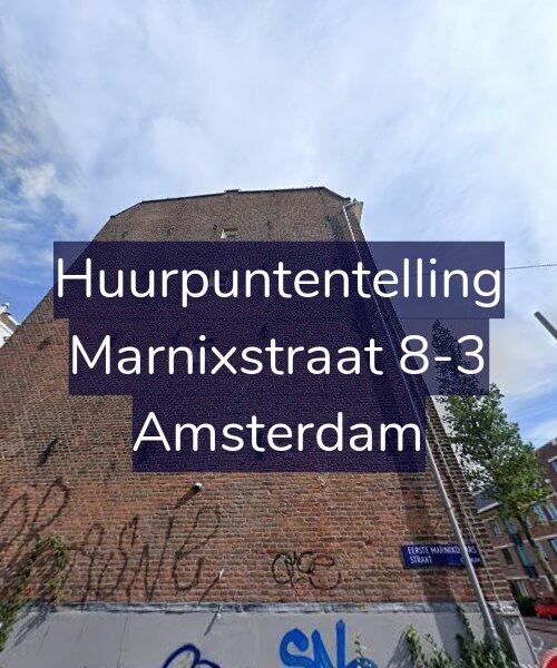 Foto gevel Huurpuntentelling voor Marnixstraat 8-3, Amsterdam