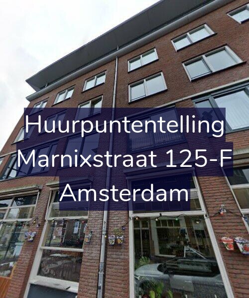Foto gevel Huurpuntentelling voor Marnixstraat 125-F, Amsterdam
