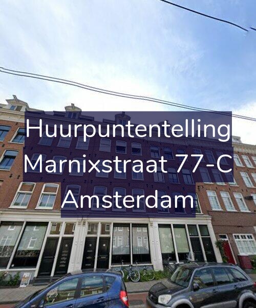 Foto gevel Huurpuntentelling voor Marnixstraat 77-C, Amsterdam