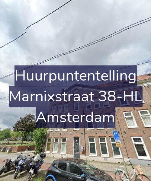 Foto gevel Huurpuntentelling voor Marnixstraat 38-HL, Amsterdam