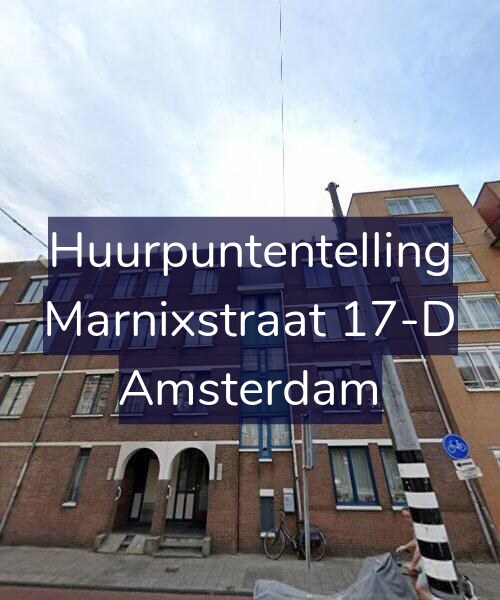 Foto gevel Huurpuntentelling voor Marnixstraat 17-D, Amsterdam