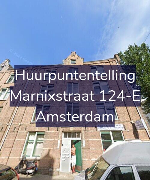 Foto gevel Huurpuntentelling voor Marnixstraat 124-E, Amsterdam