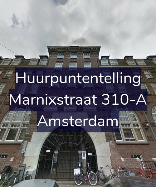 Foto gevel Huurpuntentelling voor Marnixstraat 310-A, Amsterdam