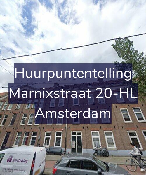 Foto gevel Huurpuntentelling voor Marnixstraat 20-HL, Amsterdam