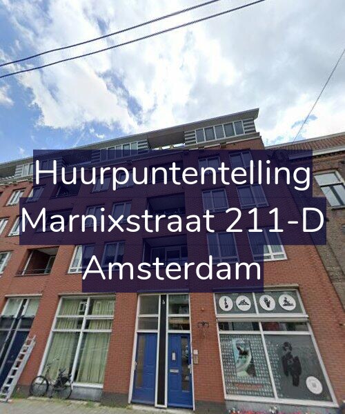 Foto gevel Huurpuntentelling voor Marnixstraat 211-D, Amsterdam