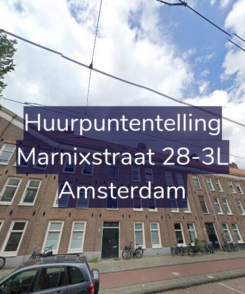Foto gevel Huurpuntentelling voor Marnixstraat 28-3L, Amsterdam