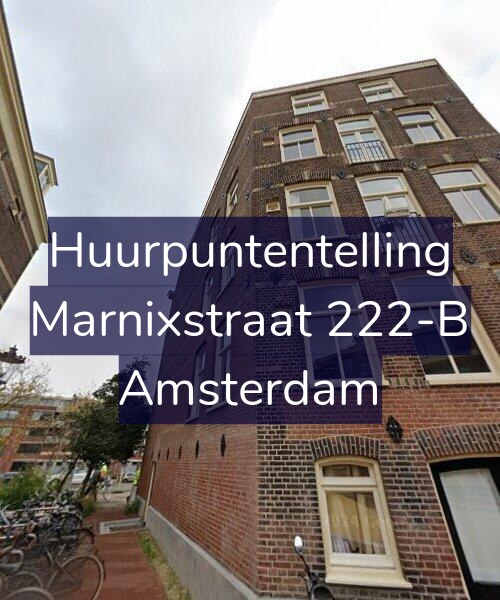 Foto gevel Huurpuntentelling voor Marnixstraat 222-B, Amsterdam