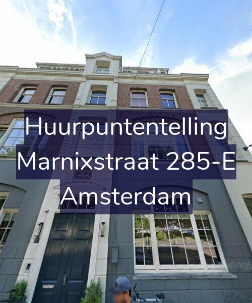 Foto gevel Huurpuntentelling voor Marnixstraat 285-E, Amsterdam