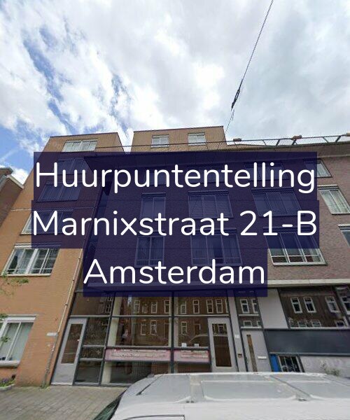 Foto gevel Huurpuntentelling voor Marnixstraat 21-B, Amsterdam