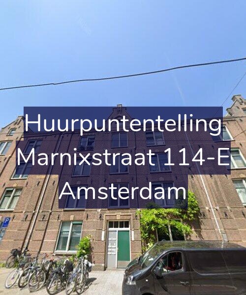 Foto gevel Huurpuntentelling voor Marnixstraat 114-E, Amsterdam