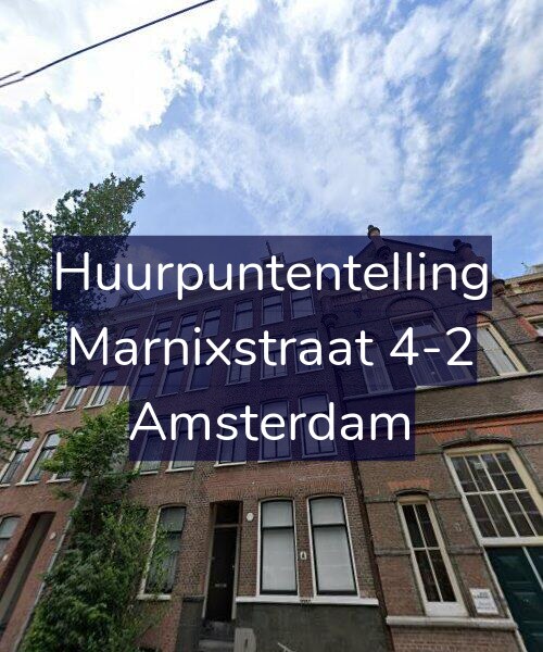 Foto gevel Huurpuntentelling voor Marnixstraat 4-2, Amsterdam