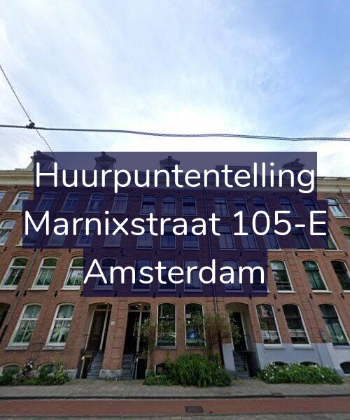 Foto gevel Huurpuntentelling voor Marnixstraat 105-E, Amsterdam