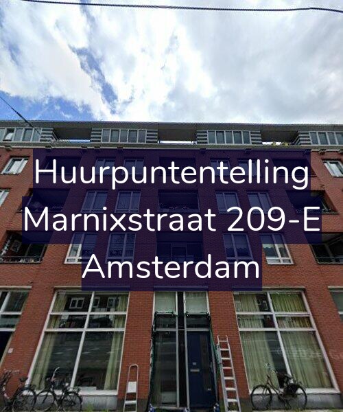 Foto gevel Huurpuntentelling voor Marnixstraat 209-E, Amsterdam