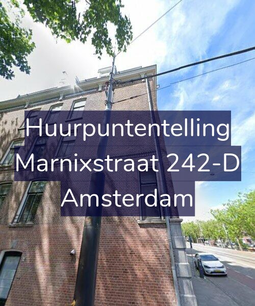 Foto gevel Huurpuntentelling voor Marnixstraat 242-D, Amsterdam