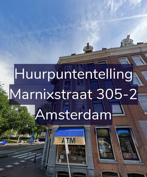 Foto gevel Huurpuntentelling voor Marnixstraat 305-2, Amsterdam