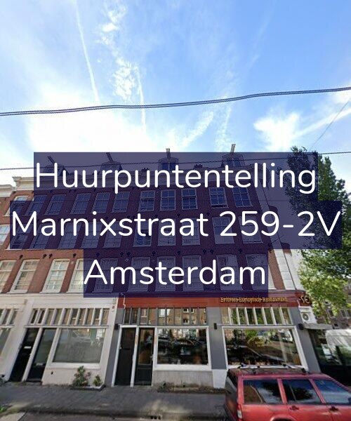Foto gevel Huurpuntentelling voor Marnixstraat 259-2V, Amsterdam