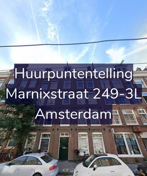 Foto gevel Huurpuntentelling voor Marnixstraat 249-3L, Amsterdam