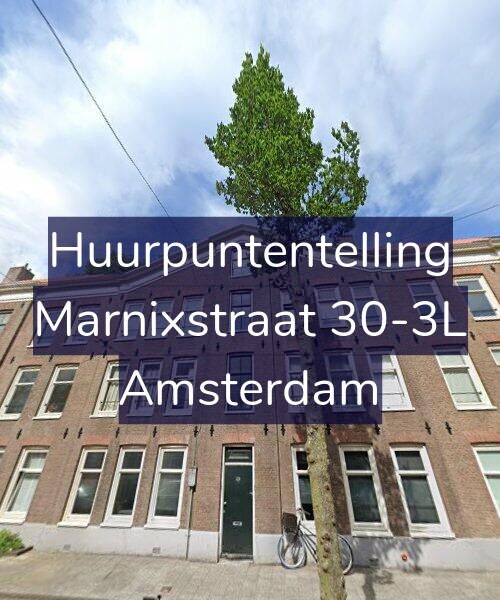 Foto gevel Huurpuntentelling voor Marnixstraat 30-3L, Amsterdam