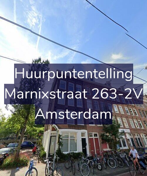 Foto gevel Huurpuntentelling voor Marnixstraat 263-2V, Amsterdam