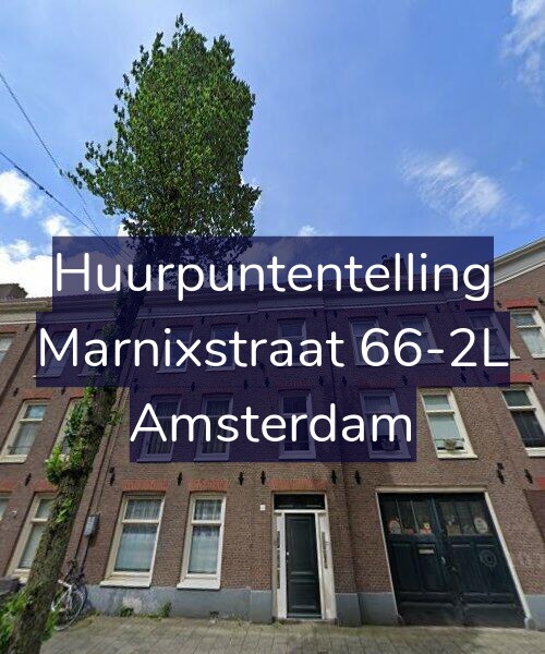 Foto gevel Huurpuntentelling voor Marnixstraat 66-2L, Amsterdam