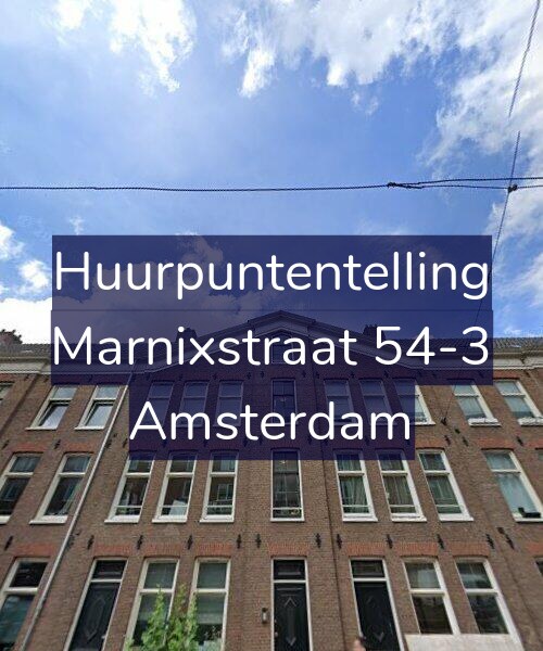 Foto gevel Huurpuntentelling voor Marnixstraat 54-3, Amsterdam