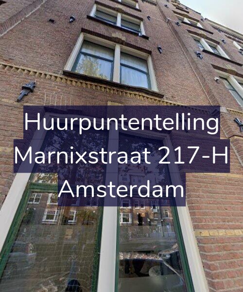 Foto gevel Huurpuntentelling voor Marnixstraat 217-H, Amsterdam