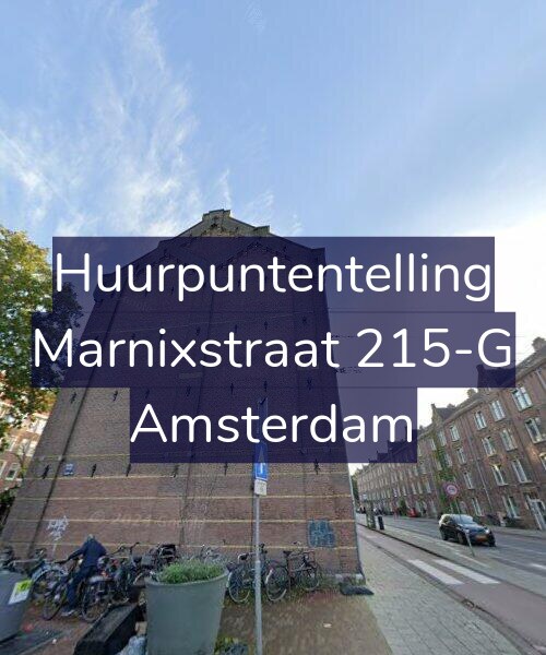 Foto gevel Huurpuntentelling voor Marnixstraat 215-G, Amsterdam