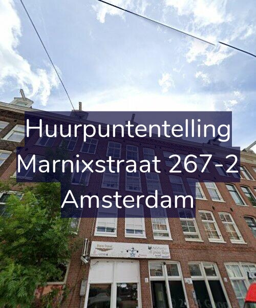 Foto gevel Huurpuntentelling voor Marnixstraat 267-2, Amsterdam