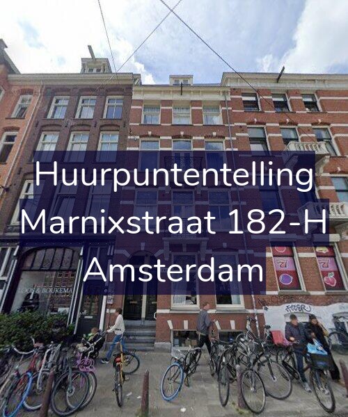 Foto gevel Huurpuntentelling voor Marnixstraat 182-H, Amsterdam