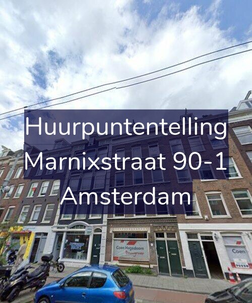 Foto gevel Huurpuntentelling voor Marnixstraat 90-1, Amsterdam