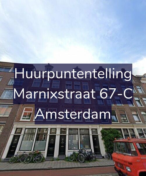 Foto gevel Huurpuntentelling voor Marnixstraat 67-C, Amsterdam