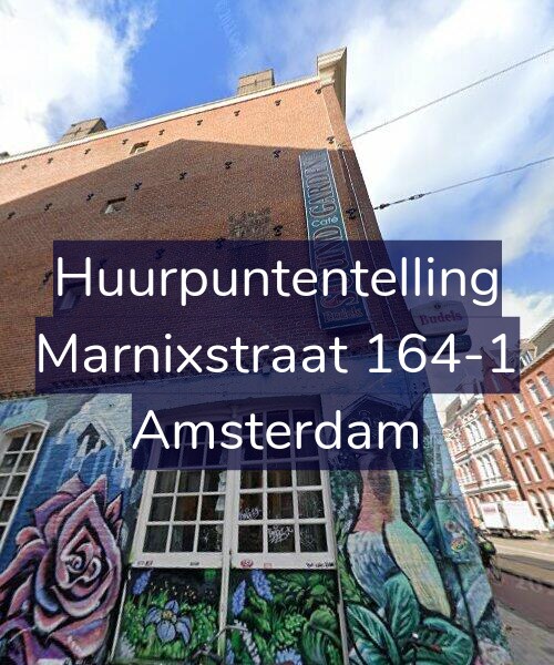 Foto gevel Huurpuntentelling voor Marnixstraat 164-1, Amsterdam