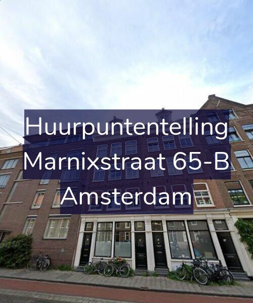 Foto gevel Huurpuntentelling voor Marnixstraat 65-B, Amsterdam