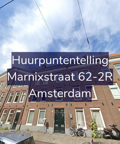 Foto gevel Huurpuntentelling voor Marnixstraat 62-2R, Amsterdam