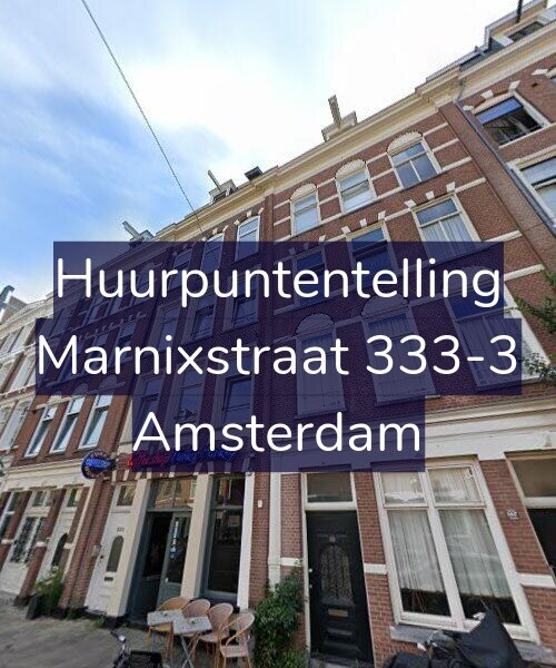 Foto gevel Huurpuntentelling voor Marnixstraat 333-3, Amsterdam