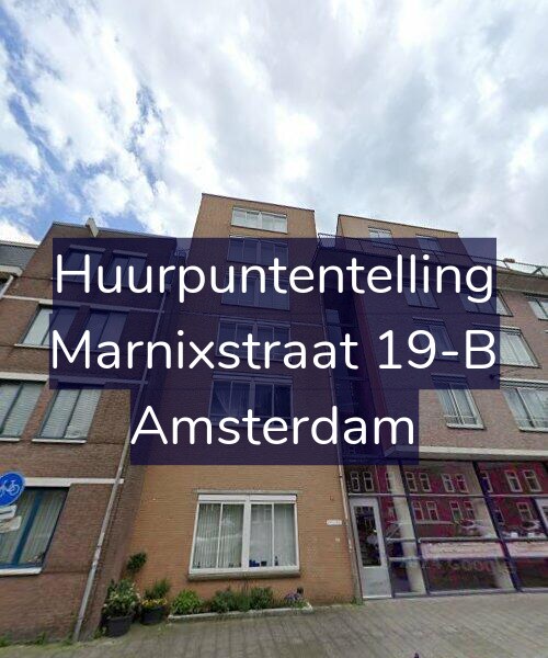 Foto gevel Huurpuntentelling voor Marnixstraat 19-B, Amsterdam