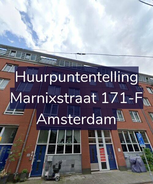 Foto gevel Huurpuntentelling voor Marnixstraat 171-F, Amsterdam