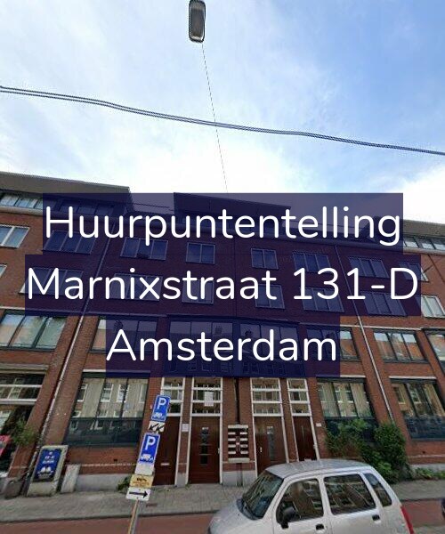 Foto gevel Huurpuntentelling voor Marnixstraat 131-D, Amsterdam
