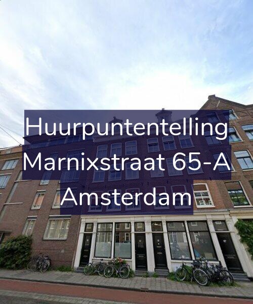 Foto gevel Huurpuntentelling voor Marnixstraat 65-A, Amsterdam