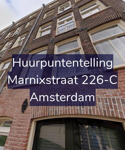 Foto gevel Huurpuntentelling voor Marnixstraat 226-C, Amsterdam