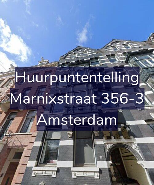 Foto gevel Huurpuntentelling voor Marnixstraat 356-3, Amsterdam