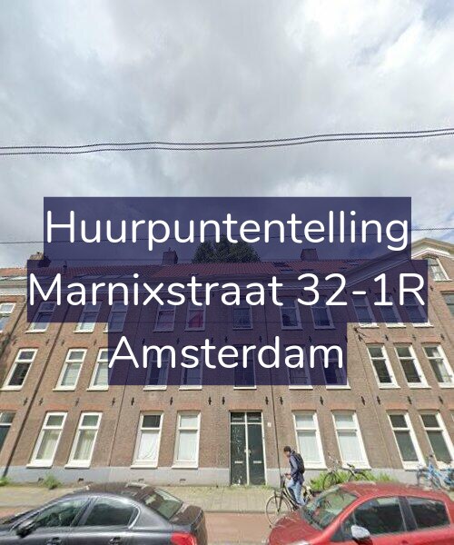 Foto gevel Huurpuntentelling voor Marnixstraat 32-1R, Amsterdam